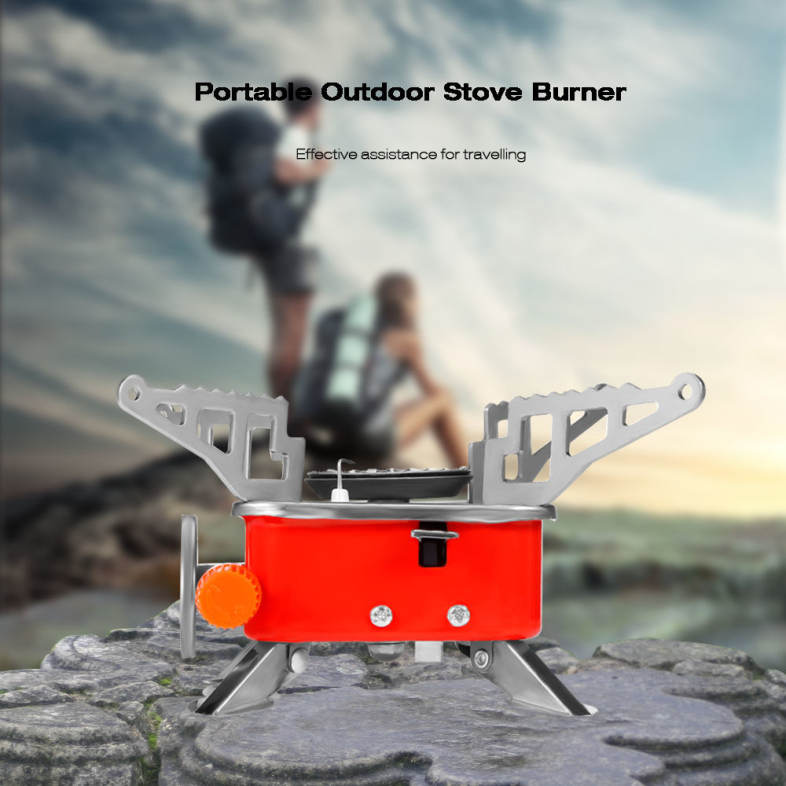 Portable Card Type Outdoor Campaign Butane Gas Stove Burner
