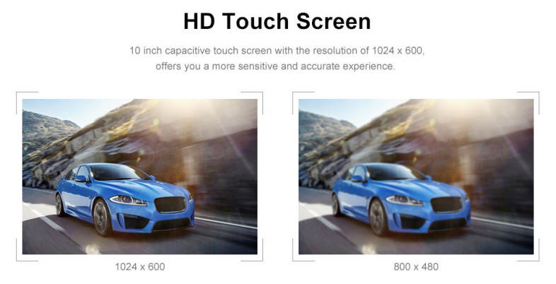 1001 10Y 10-inch Touch Screen Car Multimedia Player for 12 - 15 Camry 
