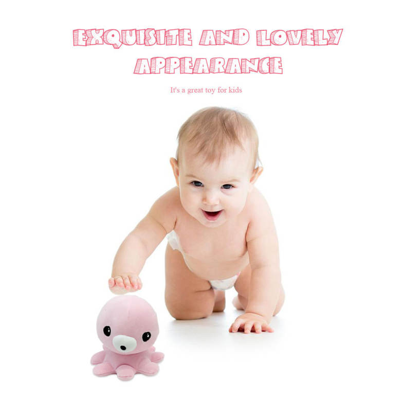 Stuffed Animal Soft Toy Plush Octopus Baby Kids Plaything