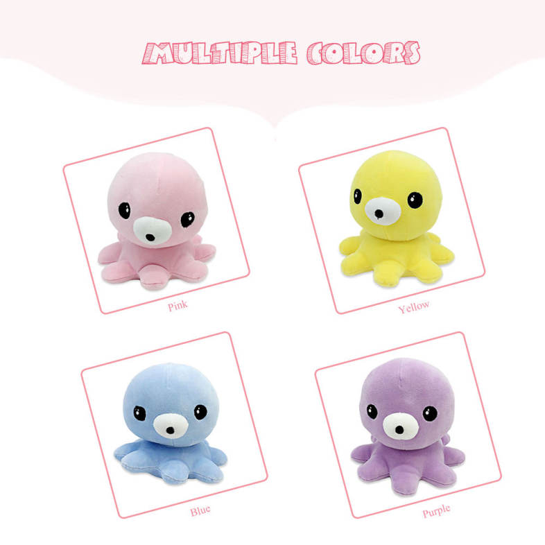 Stuffed Animal Soft Toy Plush Octopus Baby Kids Plaything