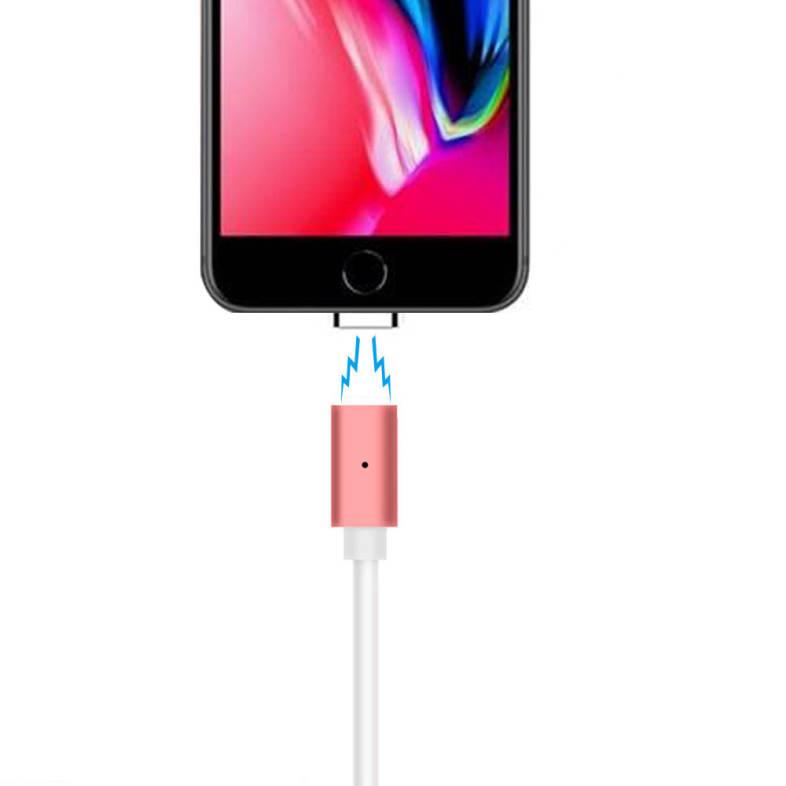 B5I iPhone Mobile Lightning Phone Magnetically Charged Data Cable Dual Data 2.1A TPE Material