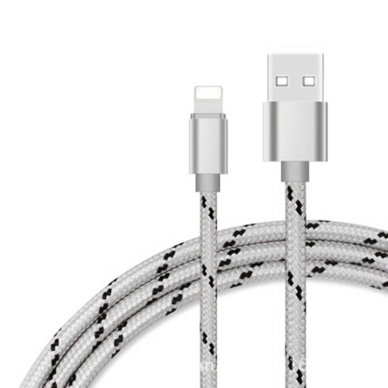 For iPhone Lightning Cable to USB Cable Gold Cord -Sync apple iOS iPhone Charging Charger Cable For iPhone 7/SE/6s/6/ 5/