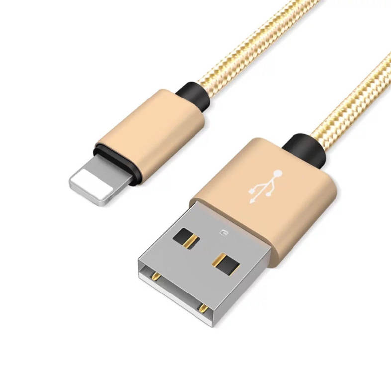 20cm Data Sync Fast Charging Cable for iPhone Braided Pattern