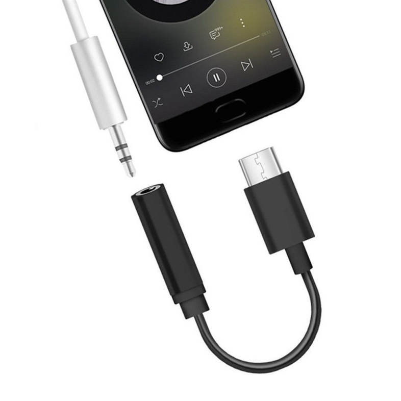 Type-C 3.1 Male Port to 3.5 mm Female Stereo Audio Headphone Aux Connector