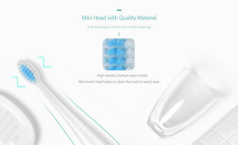 SEAGO SG - 915 Sonic Toothbrush Dental Safeguards Oral Health Care Cleaning Tools with Replaceable Brush Head