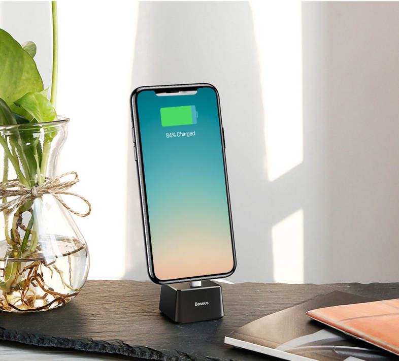 Baseus Quadrate Desktop Bracket 5V / 2A Aluminum Alloy Oxidation for iPhone