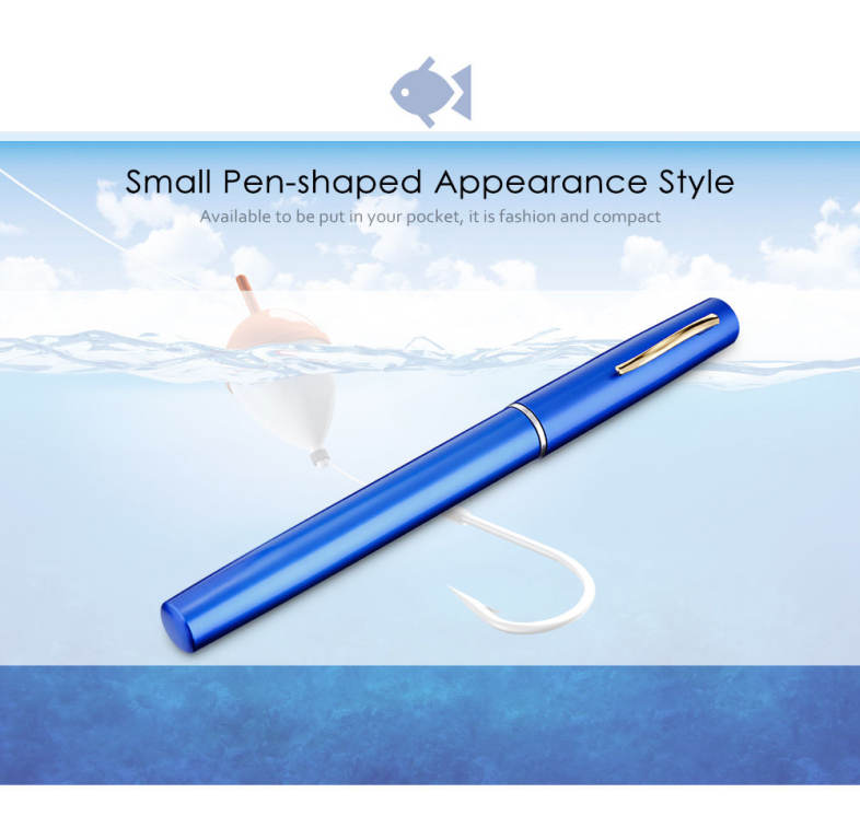 Y4516 Angling Tool Mini Pen Shape Aluminum Alloy Fishing Tackle Combo