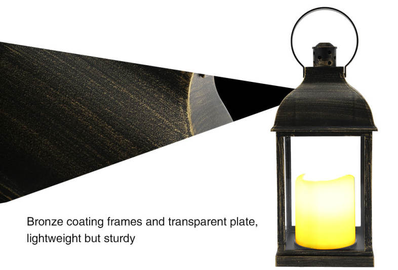 LED Flameless Candle Lantern Night Light Bar Cafe Home Decoration