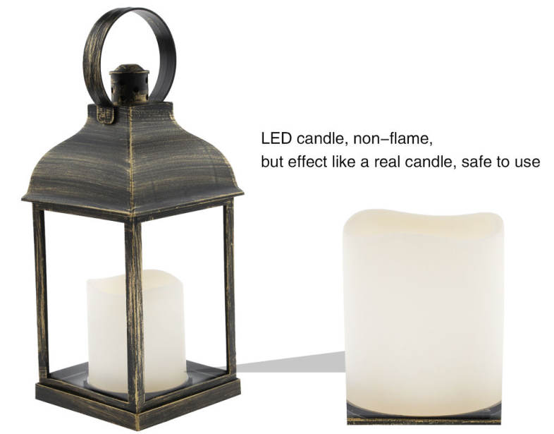 LED Flameless Candle Lantern Night Light Bar Cafe Home Decoration