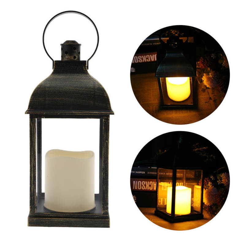 LED Flameless Candle Lantern Night Light Bar Cafe Home Decoration