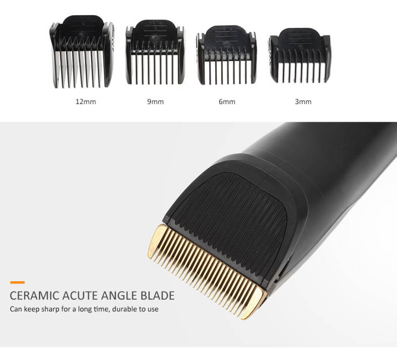 Household USB Rechargeable Electric Hair Clipper Cutter Trimmer