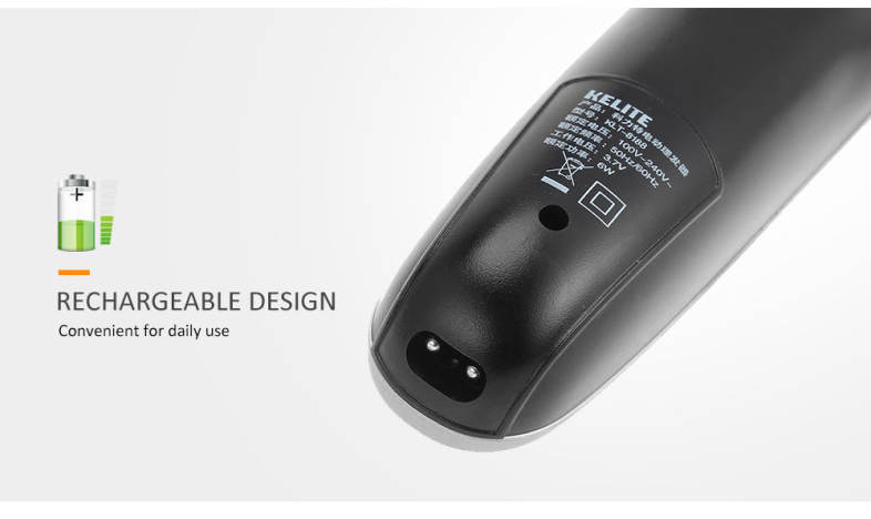 Household USB Rechargeable Electric Hair Clipper Cutter Trimmer