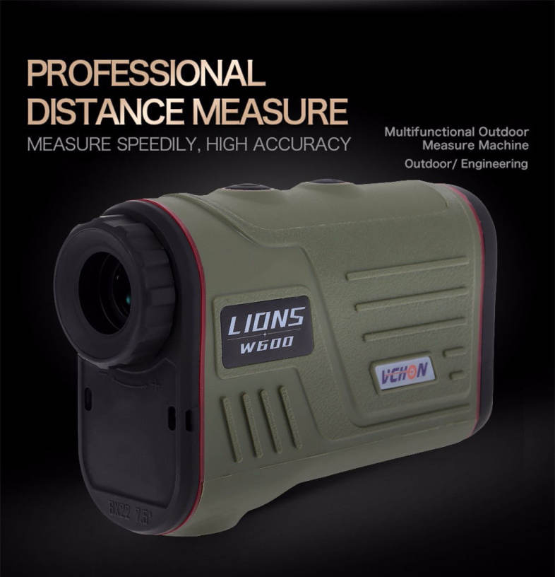 Multifunction 6X Laser Range Finder Golf Hunting Rangefinder