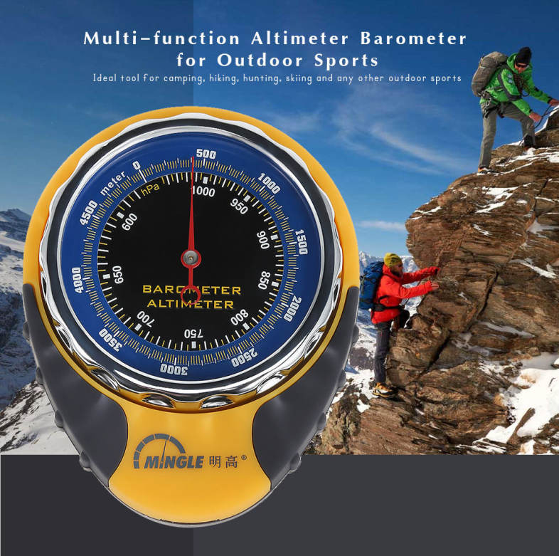 Multi-function Portable Altimeter Barometer for Outdoor Sports