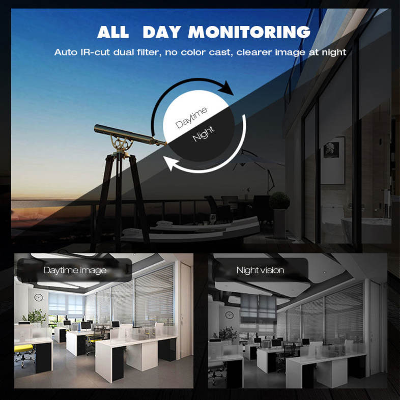 SV3C SV - B06W - 720P 720P 1.0MP WiFi Camera Wireless Outdoor Security Surveillance CCTV Night Vision / P2P / Motion Detection 