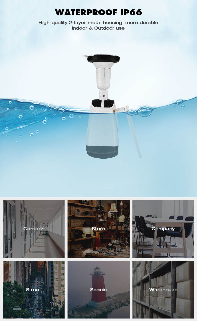 SV3C SV - B06W - 720P 720P 1.0MP WiFi Camera Wireless Outdoor Security Surveillance CCTV Night Vision / P2P / Motion Detection 