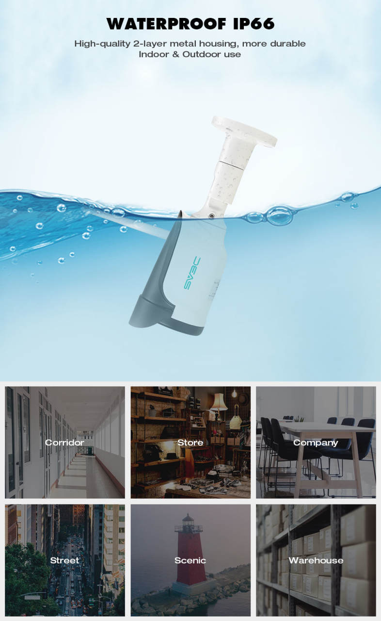 SV3C SV - B01W - 1080P 1080P 2.0MP WiFi Camera Wireless Outdoor Security Surveillance CCTV Night Vision / P2P / Motion Detection 
