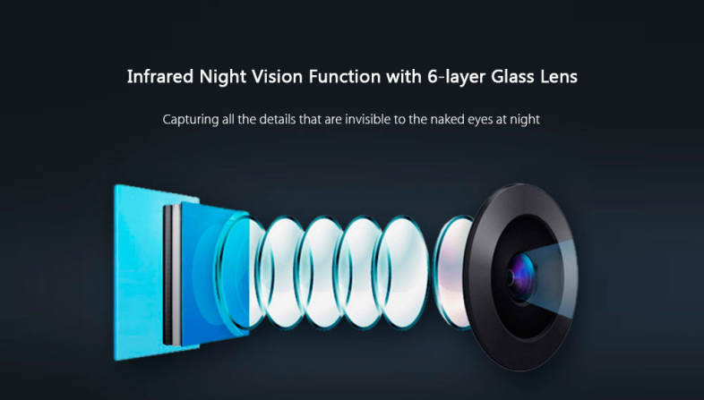 YINGCUN X1 Mini Portable 1080P Night Vision Sports Camera