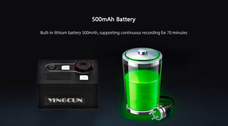 YINGCUN X1 Mini Portable 1080P Night Vision Sports Camera
