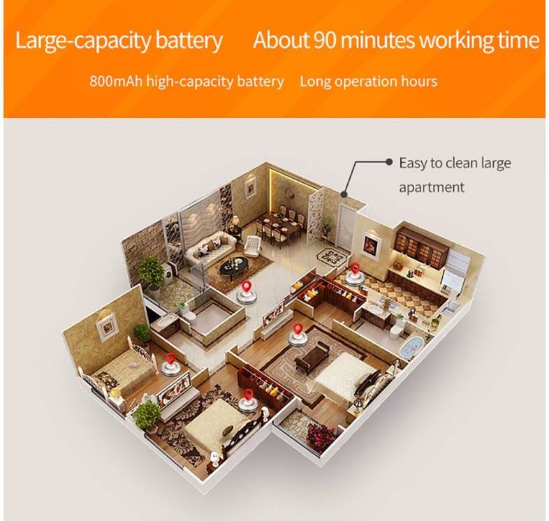 S51 Automatic Intelligent Robot Vacuum Cleaner Household Sweeping Machine