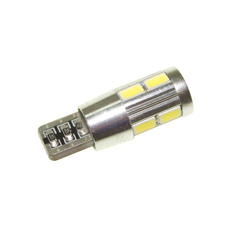Sencart T10 W5W 10SMD 5630 Canbus LED White Light Car Turn Signal Corner Parking Lamp (DC 12V / 2 PCS)