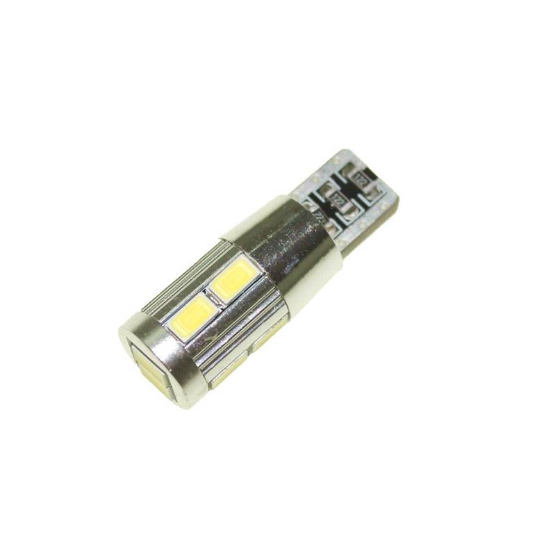 Sencart T10 W5W 10SMD 5630 Canbus LED White Light Car Turn Signal Corner Parking Lamp (DC 12V / 2 PCS)