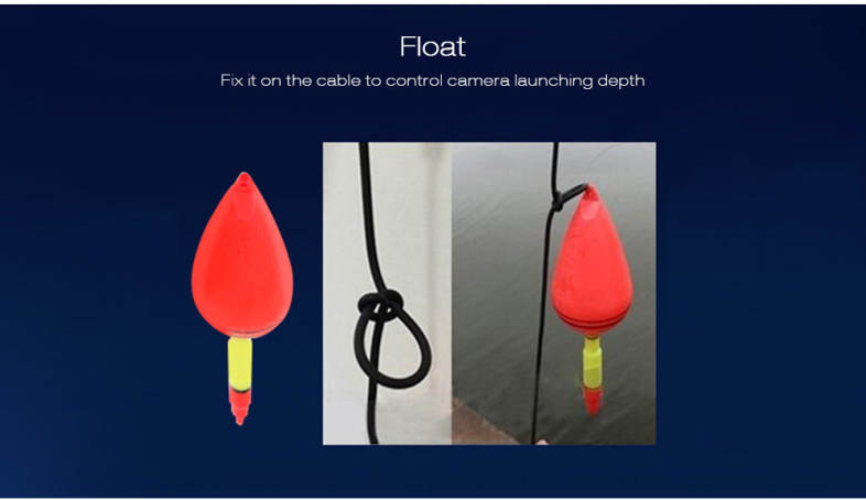 Outlife F007M - 15M - IR Underwater Fishing Detector Fish Finder with Professional Video Camera Infrared Lamp