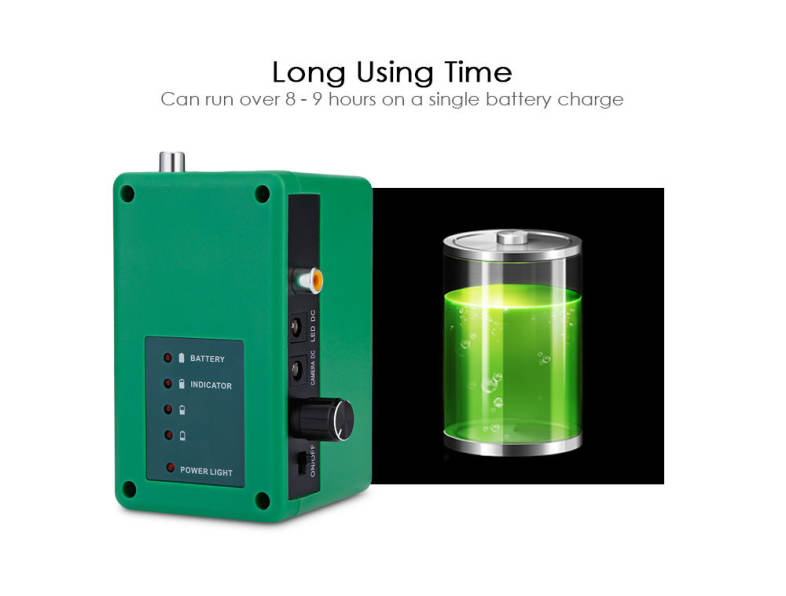 Outlife F005ME - 20M 21M 1000TVL Underwater LED Fish Finder Video Fishing Camera with Sun Visor