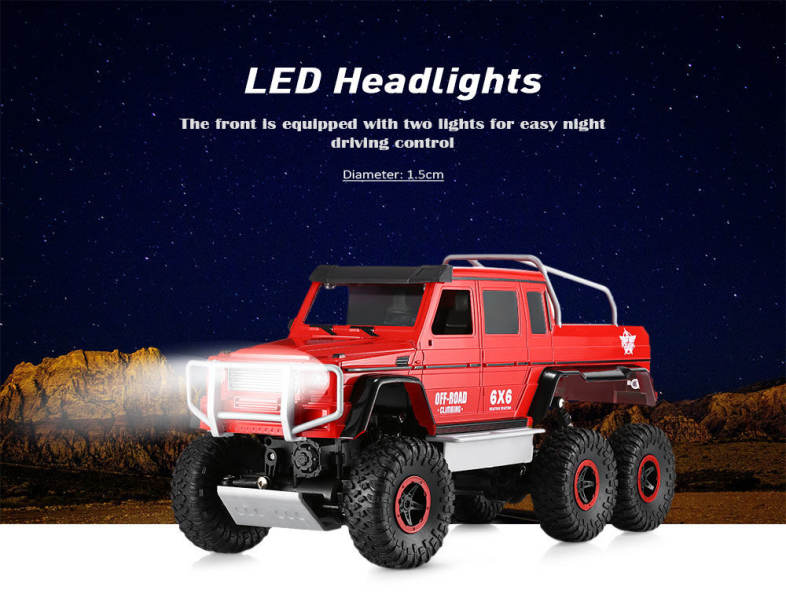 Flytec 699 - 119 1 / 10 Full Function Simulation 6-wheel Off-road Climber RC Car