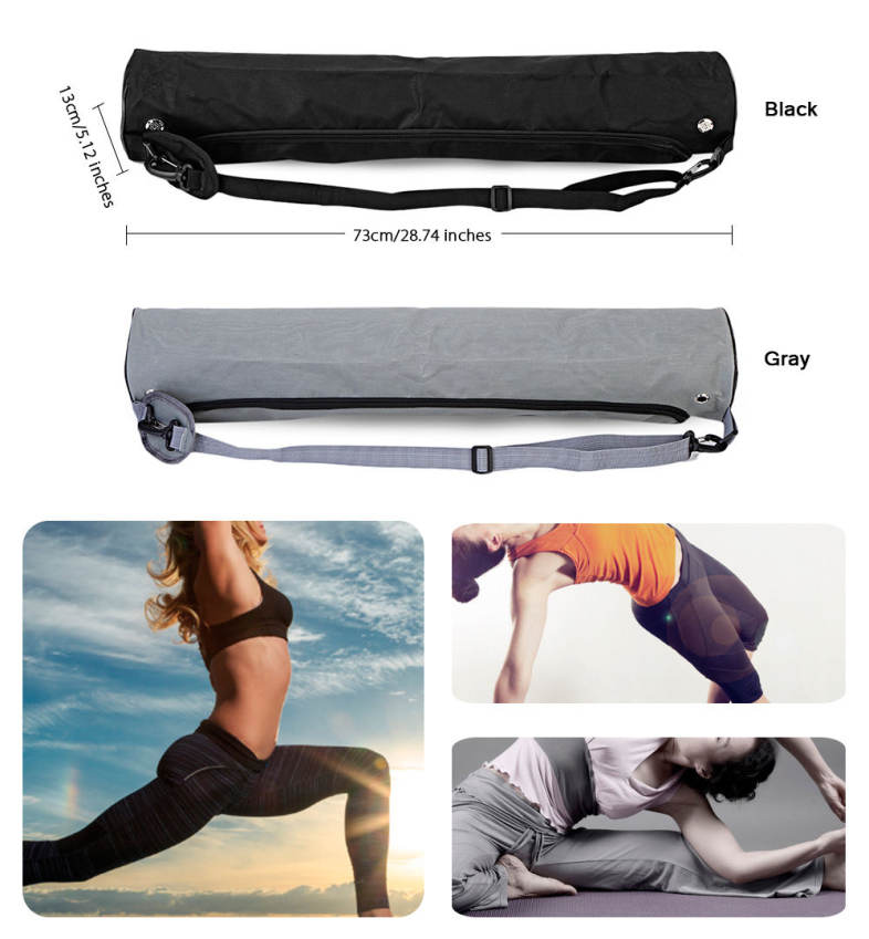 Outlife 73 x 13cm Oxford Cloth Strap Exercise Gym Fitness Pilates Yoga Mat Bag Carrier Backpack 