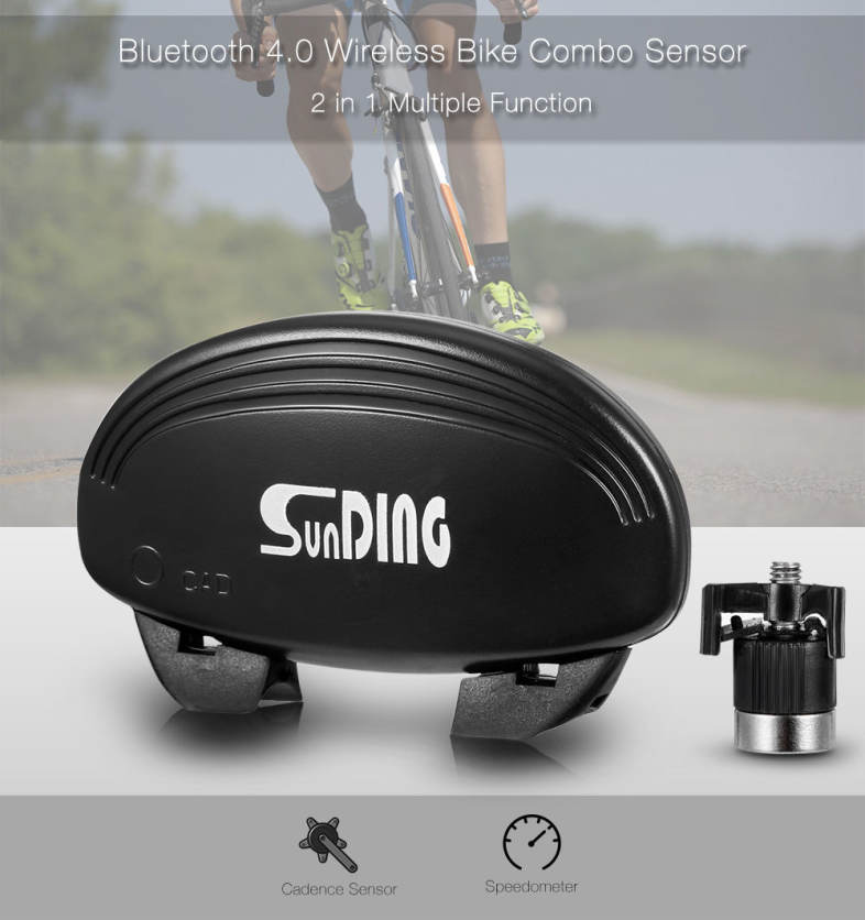 SunDing SD518 Bluetooth Wireless Cycling Speedometer Cadence Sensor Bike Computer 