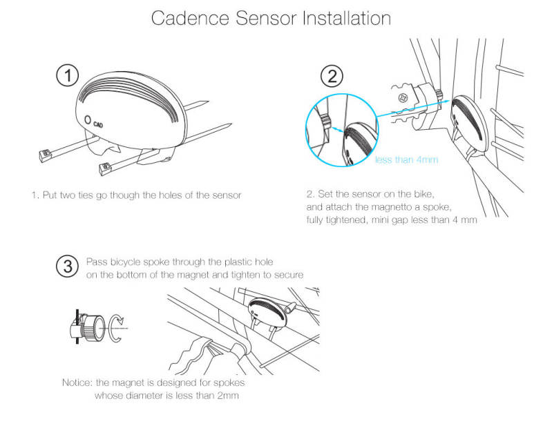 SunDing SD518 Bluetooth Wireless Cycling Speedometer Cadence Sensor Bike Computer 