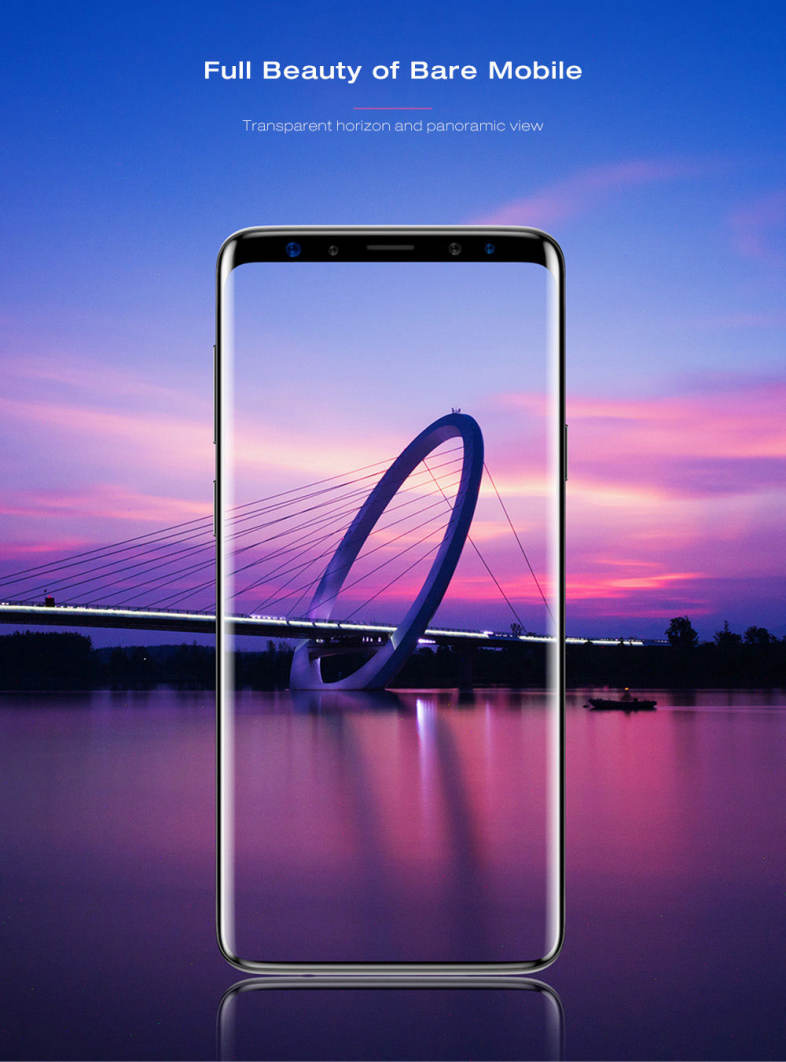 Baseus 0.3mm Full-screen Arc-surface Tempered Glass Film for Samsung Galaxy S9 