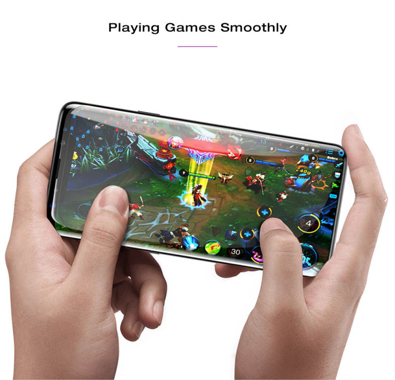Baseus 0.3mm Full-screen Arc-surface Tempered Glass Film for Samsung Galaxy S9 