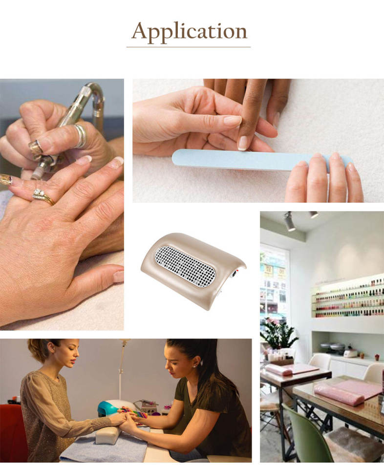 SF - 16 3 Fans Nail Dust Suction Collector Manicure Machine Beauty Equipment