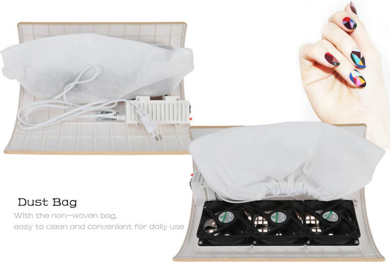 SF - 17 3 Fans Nail Dust Collector Manicure Machine Beauty Equipment