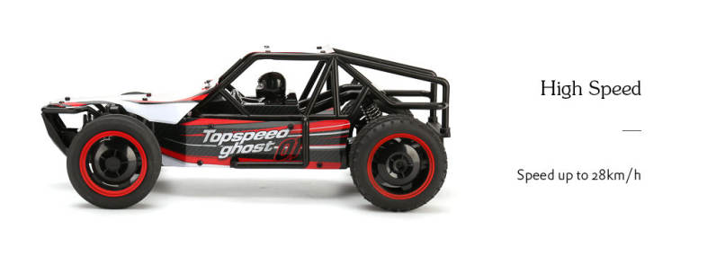 1701 1:10 2.4G 2WD 28km/h Fast Speed Off-road RC Car 