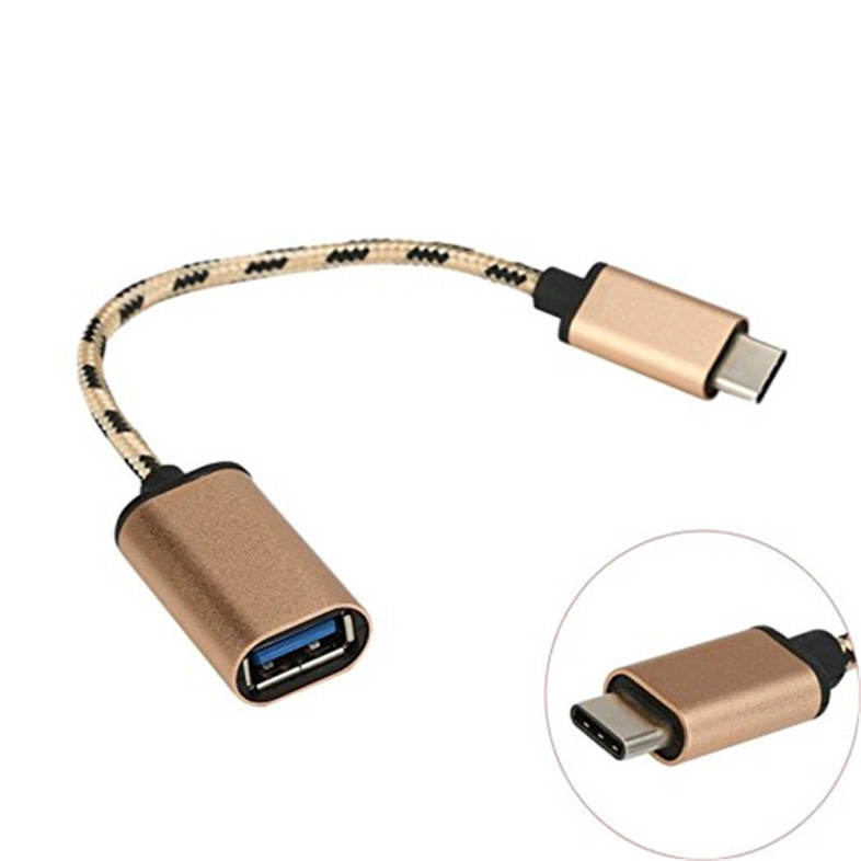 Mchoice USB 3.1 Type-C USB-C OTG Cable USB3.1 Male to USB2.0 Type-A Female Adapter Cord