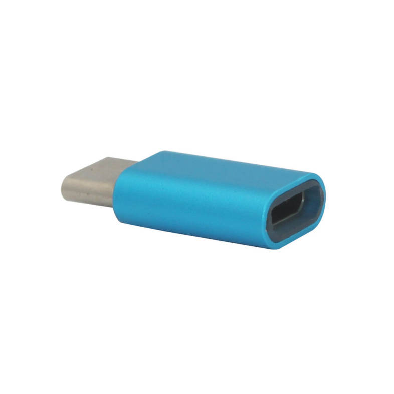 Minismile 7PCS Aluminium Alloy USB 3.1 Type-C To Micro USB Data Sync Charging Adapters Converters