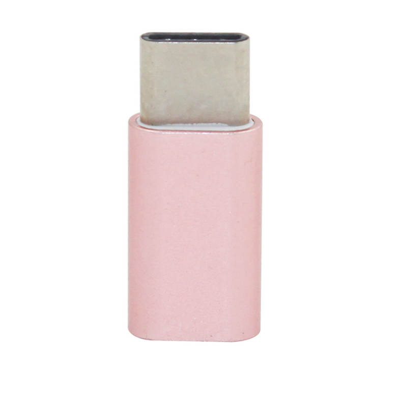 Minismile 7PCS Aluminium Alloy USB 3.1 Type-C To Micro USB Data Sync Charging Adapters Converters