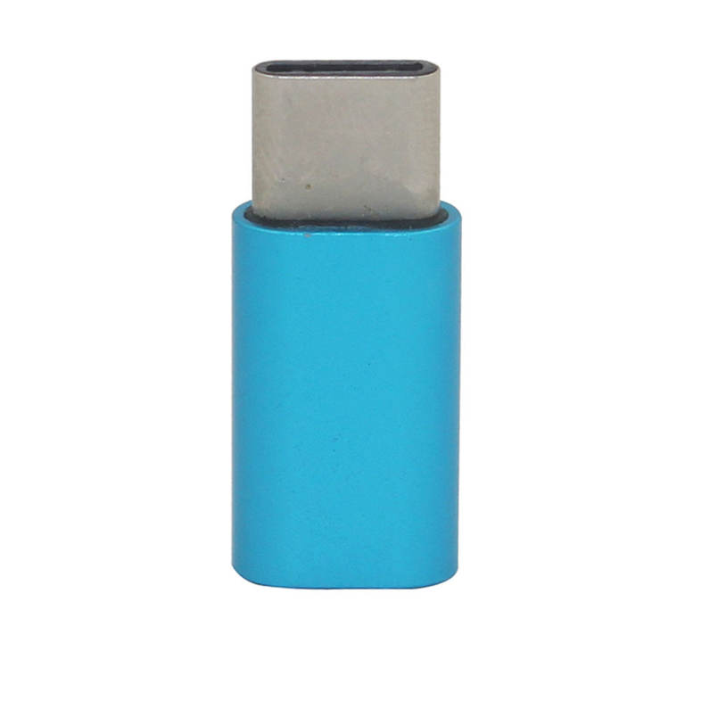 Minismile 7PCS Aluminium Alloy USB 3.1 Type-C To Micro USB Data Sync Charging Adapters Converters