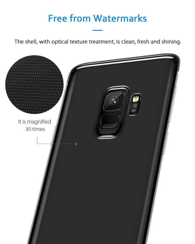 Baseus Armor Case TPU Transparent Anti-slipping Shell for Samsung Galaxy S9