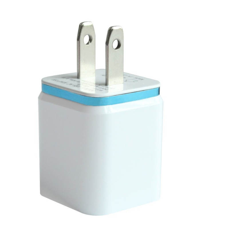 Dual USB Wall Charger 12 Watt for Apple and Android Devices US Plug