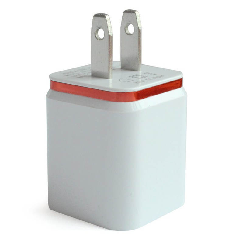 Dual USB Wall Charger 12 Watt for Apple and Android Devices US Plug
