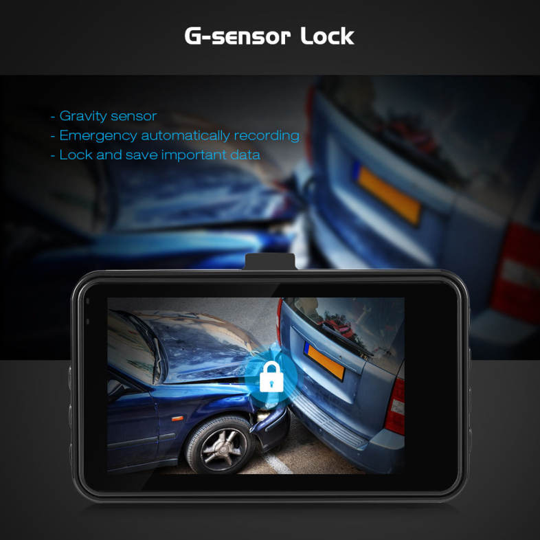 GOU UR60 Mini Dash Cam HD1080P 140 Degree Wide Angle Lens Car Driving Recorder