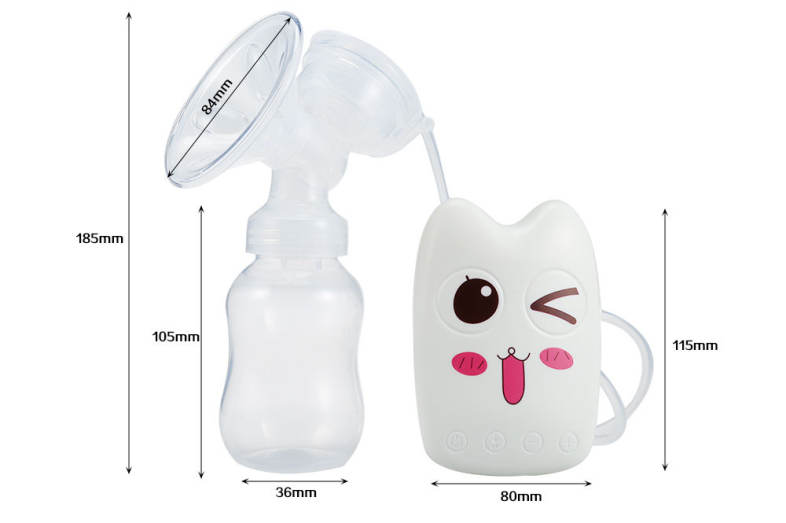 Electric Breast Pump Baby Bottle Automatic Massage Milking Machine