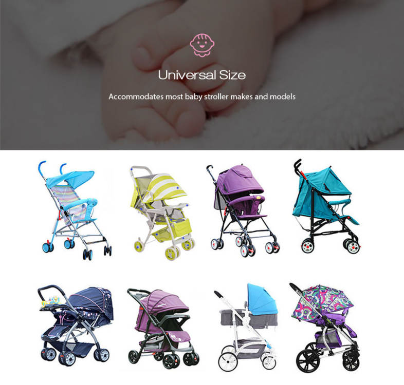 Baby Stroller Pushchair Pram Accessories Rain-proof Wind-proof Rain Cover for Outdoor Travel