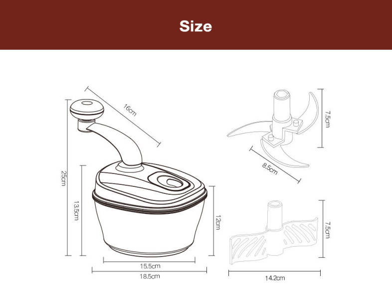 Manual Vegetable Slicer Fruit Meat Cutting Machine