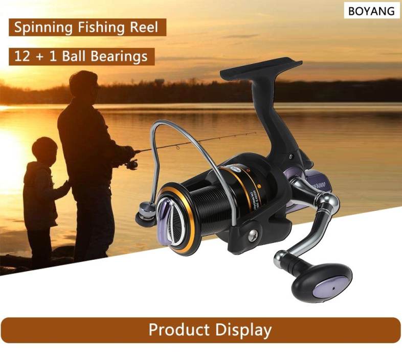 BOYANG GH6000 12   1 Ball Bearings Spinning Fishing Reel