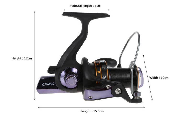 BOYANG GH6000 12   1 Ball Bearings Spinning Fishing Reel